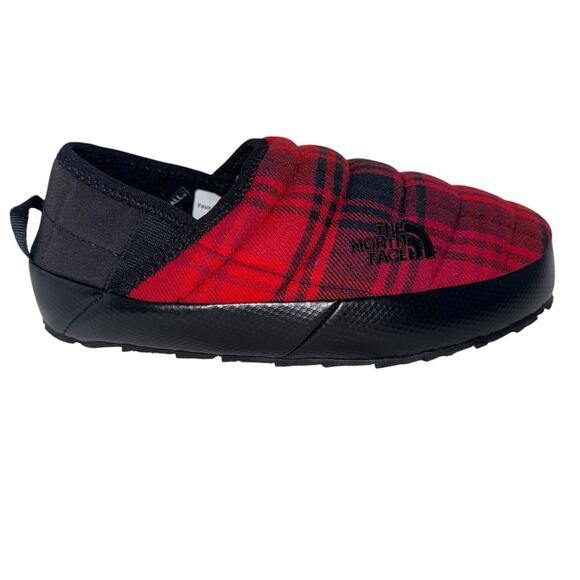 The North Face Thermoball Traction Mule V Novelty Red plaid SZ/5 - Picture 8 of 11